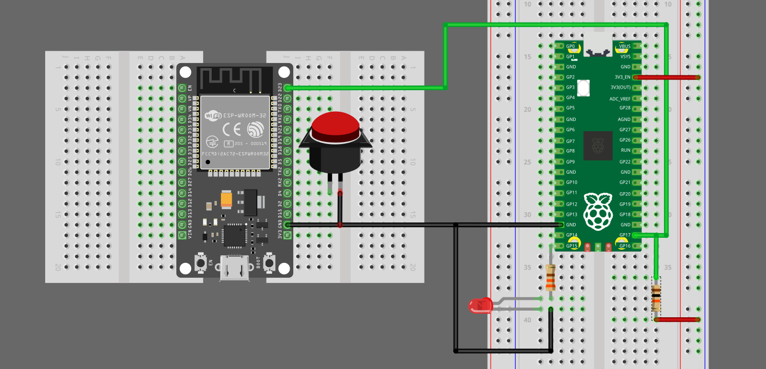 Connecting Raspberry Pi Pico with ESP32 via UART